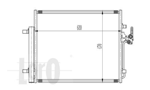 ABAKUS 052-016-0014 Condensatore, Climatizzatore