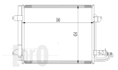 ABAKUS 053-016-0017 Condensatore, Climatizzatore