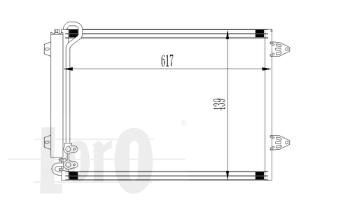 ABAKUS 053-016-0018 Condensatore, Climatizzatore-Condensatore, Climatizzatore-Ricambi Euro