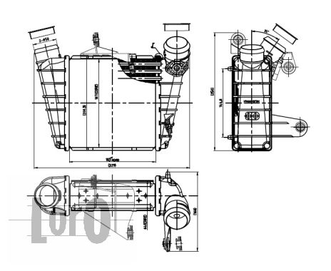 ABAKUS 053-018-0002 Intercooler