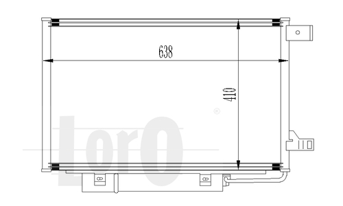 ABAKUS 054-016-0028 Condensatore, Climatizzatore-Condensatore, Climatizzatore-Ricambi Euro