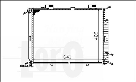 ABAKUS 054-017-0010 Radiatore, Raffreddamento motore