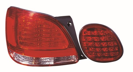 ABAKUS 212-19J1FXASVCR Tuning / Accessory Parts Tail Light Assembly Set
