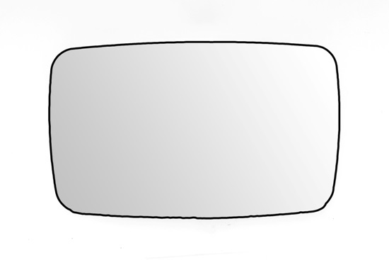 ABAKUS 2434G02 Vetro specchio, Specchio esterno-Vetro specchio, Specchio esterno-Ricambi Euro