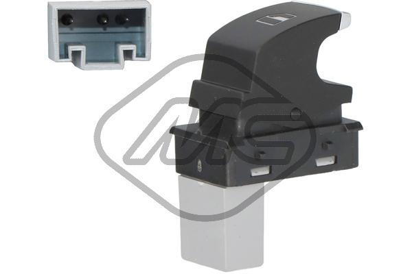 Metalcaucho 43763 Switch, window regulator