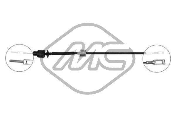 Metalcaucho 80706 Cable Pull, clutch control