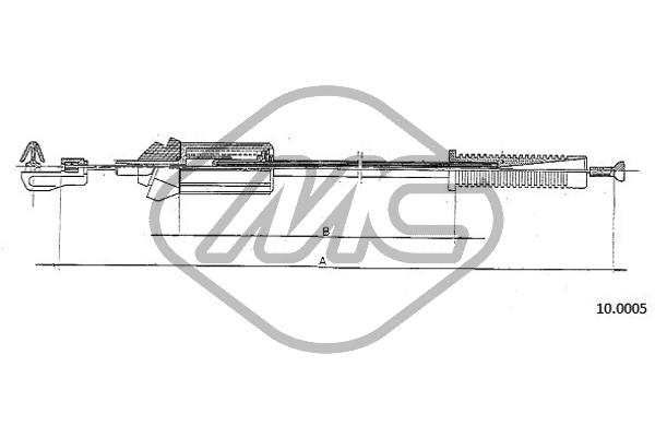 Metalcaucho 80898 Accelerator Cable