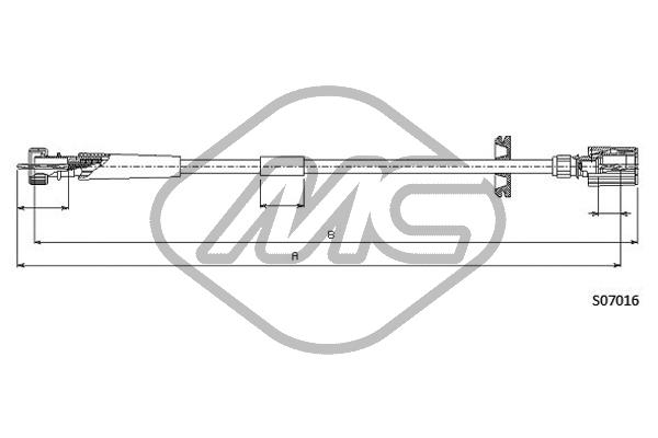 Metalcaucho 81245 Speedometer Cable