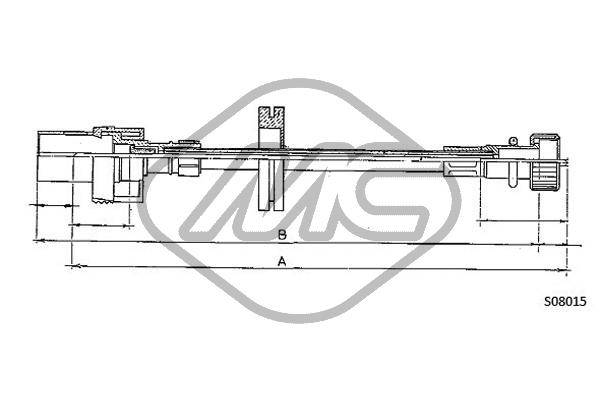 Metalcaucho 81730 Speedometer Cable