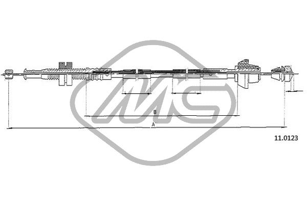 Metalcaucho 81903 Accelerator Cable