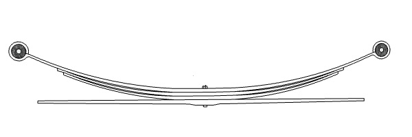 CS Germany 10.337.370.70 Federnpaket Hinterachse für MERCEDES-BENZ VW