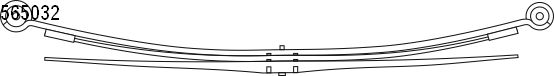 CS Germany 10.565.032.00 Federnpaket Hinterachse