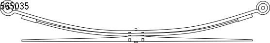 CS Germany 10.565.035.00 Federnpaket Hinterachse für FORD