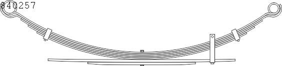 CS Germany 10.840.257.00 Federnpaket Hinterachse für ISUZU