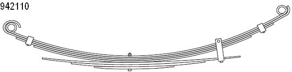 CS Germany 10.942.110.00 Federnpaket Hinterachse für VW