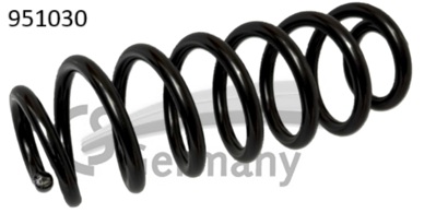 CS Germany 14.951.030 Fahrwerksfeder Hinterachse für VW
