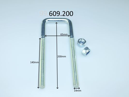 CS Germany 99.609.200 Spona listovej pružiny