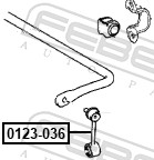 FEBEST 0123-036 Rod/Strut,...
