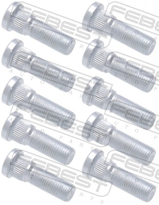 FEBEST 0184-004-PCS10 Hjulbolt