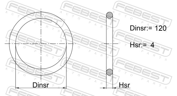 FEBEST 02400-019 Φλάντζα,...