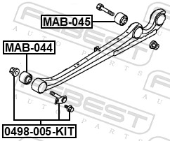 FEBEST 0498-005-KIT Camber...