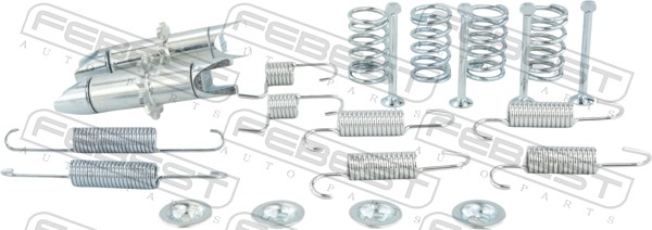 FEBEST 1004-J200R-KIT Súprava príslušenstva, čeľusť parkovacej brzdy