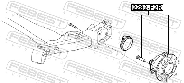 FEBEST 1282-F2R Wheel Hub