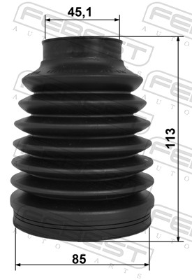 FEBEST 2217-D4224RH Bellow,...