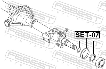 FEBEST SET-007 Sensor Ring, ABS