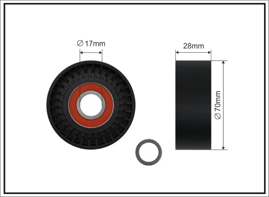 CAFFARO 11-90 Spannrolle,...