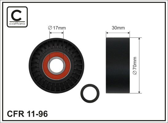 CAFFARO 11-96 Spannrolle,...