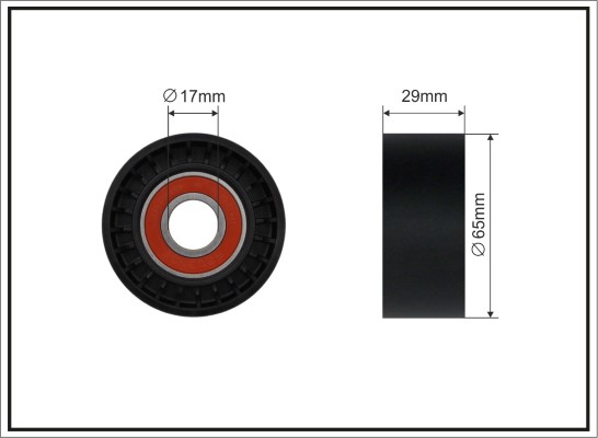 CAFFARO 175-00 Spannrolle,...