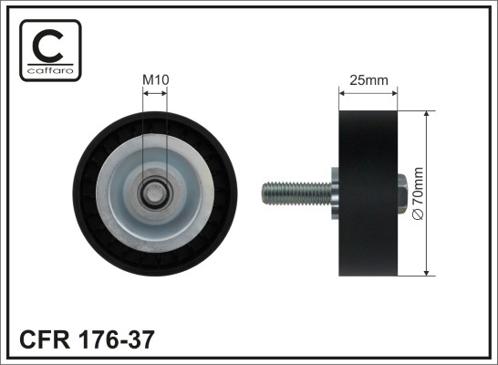 CAFFARO 176-37 Spannrolle,...