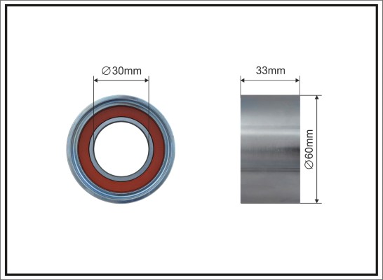 CAFFARO 361-00 Spannrolle,...