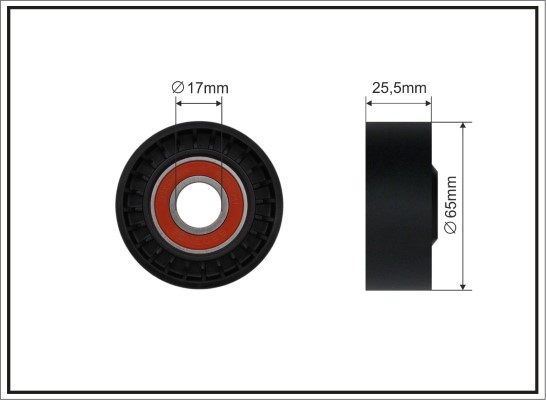 CAFFARO 484-00 Spannrolle,...