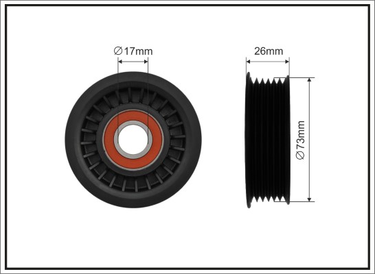 CAFFARO 486-00 Spannrolle,...