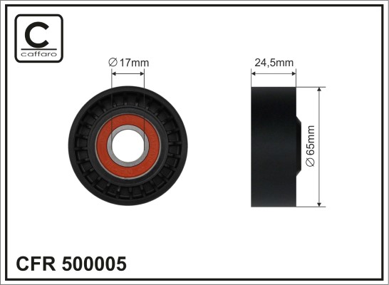 CAFFARO 500005 Spannrolle,...