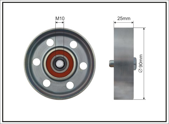 CAFFARO 500048 Spannrolle,...