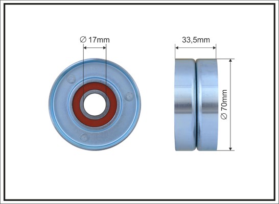 CAFFARO 500083 Spannrolle,...