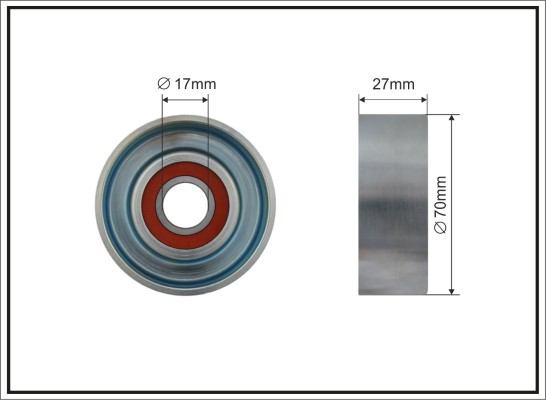 CAFFARO 500097 Spannrolle,...