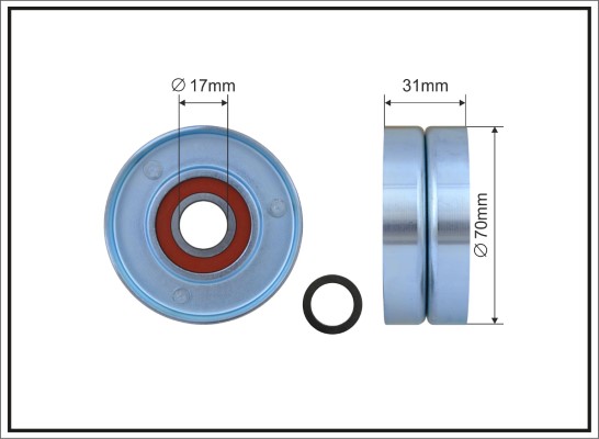 CAFFARO 500155 Spannrolle,...