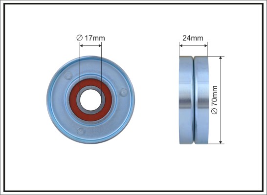 CAFFARO 500170 Spannrolle,...