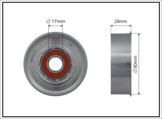 CAFFARO 500174 Spannrolle,...