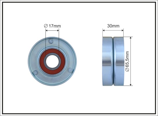 CAFFARO 500185 Spannrolle,...