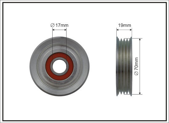 CAFFARO 500191 Spannrolle,...