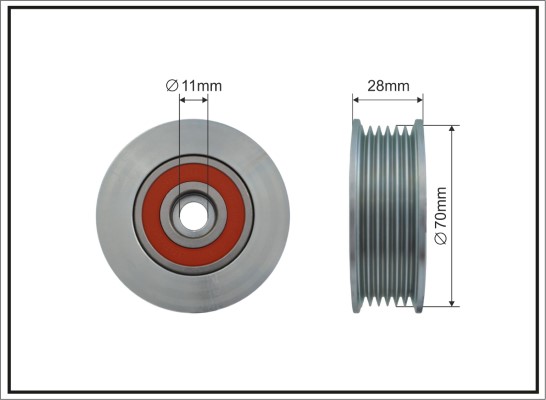 CAFFARO 500209 Spannrolle,...