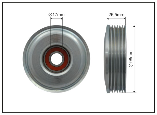 CAFFARO 500211 Spannrolle,...