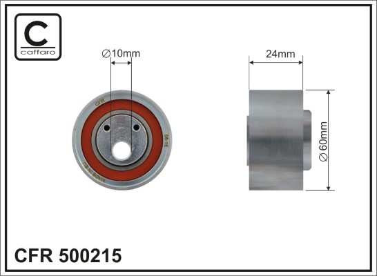 CAFFARO 500215 Spannrolle,...