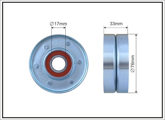 CAFFARO 500288 Spannrolle,...