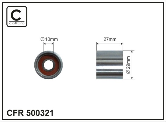 CAFFARO 500321 Spannrolle,...